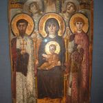 Музей. Богородица с младенцем Иисусом. VI в. © Православный паломнический центр "Россия в красках" в Иерусалиме