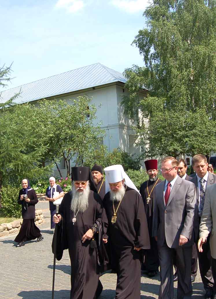 Председатель ИППО С.В.Степашин прибыл в Новоспасский монастырь. © Иерусалимское отделение ИППО