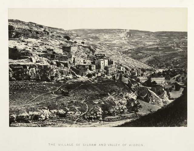 Деревня Силуам и Кедронская долина