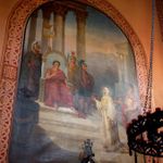 Храмовая роспись св. Марии Магдалины у императора Тиберия. © Иерусалимское отделение ИППО
