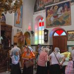 Внутри храма. © Фото православный паломнический центр «Россия в красках» в Иерусалиме