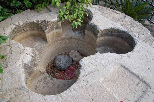 Купель 5 века, найденная недалеко от Хеврона. © Фото Православный паломнический центр «Россия в красках» в Иерусалиме