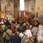 В православном приделе. © Православный паломнический центр «Россия в красках» в Иерусалиме