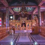 Интерьер храма во имя Собора Пресвятой Богородицы. © Православный паломнический центр «Россия в красках» в Иерусалиме