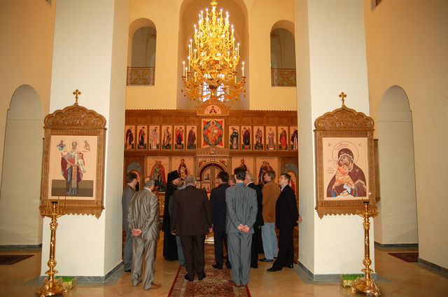 Внутри храма Всех русских святых © Иерусалимское отделение ИППО