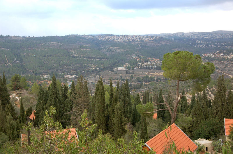 Вид на страну Горнюю град Иудов. Здесь жила Матерь Божия три месяца © Иерусалимское отделение ИППО