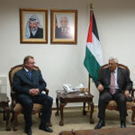 Встреча председателя ИППО С.В.Степашина с Главой ПНА М.Аббасом. © Иерусалимское отделение ИППО