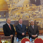 Встреча председателя ИППО С.В.Степашина с Главой ПНА М.Аббасом. © Иерусалимское отделение ИППО