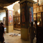 Православный храм на горе Искушения. © Православный паломнический центр «Россия в красках» в Иерусалиме