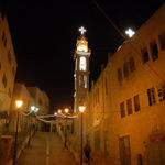 Ночной Вифлеем. © Православный паломнический центр «Россия в красках» в Иерусалиме