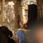 Синий платочек. © Православный паломнический центр «Россия в красках» в Иерусалиме