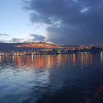 Ночной вид на море Галилейское. © Православный паломнический центр «Россия в красках» в Иерусалиме