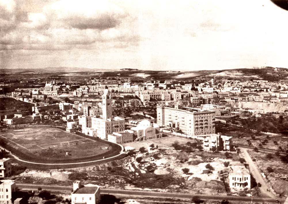 Вид на гостиницу "King David" в Иерусалиме. 1936 г. © Православное Общество «Россия в красках» в Иерусалиме