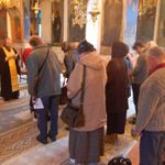 Молебен в монастыре преп. Герасима Иорданского. © Православный паломнический центр «Россия в красках» в Иерусалиме