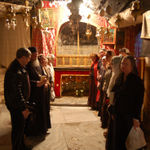 В Рождественском вертепе. © Православный паломнический центр «Россия в красках» в Иерусалиме