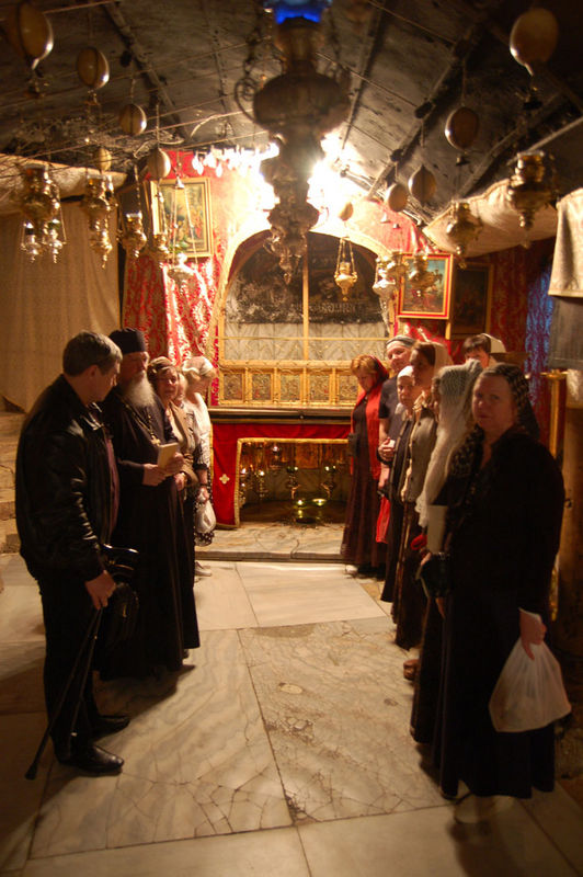 В Рождественском вертепе. © Православный паломнический центр «Россия в красках» в Иерусалиме