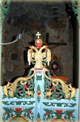 Алтарь верхнего храма в монастыре преп.Герасима Иорданского