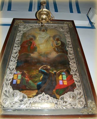 Икона Преображения, пожертвованная председателем ИППО великим князем Сергием Александровичем  